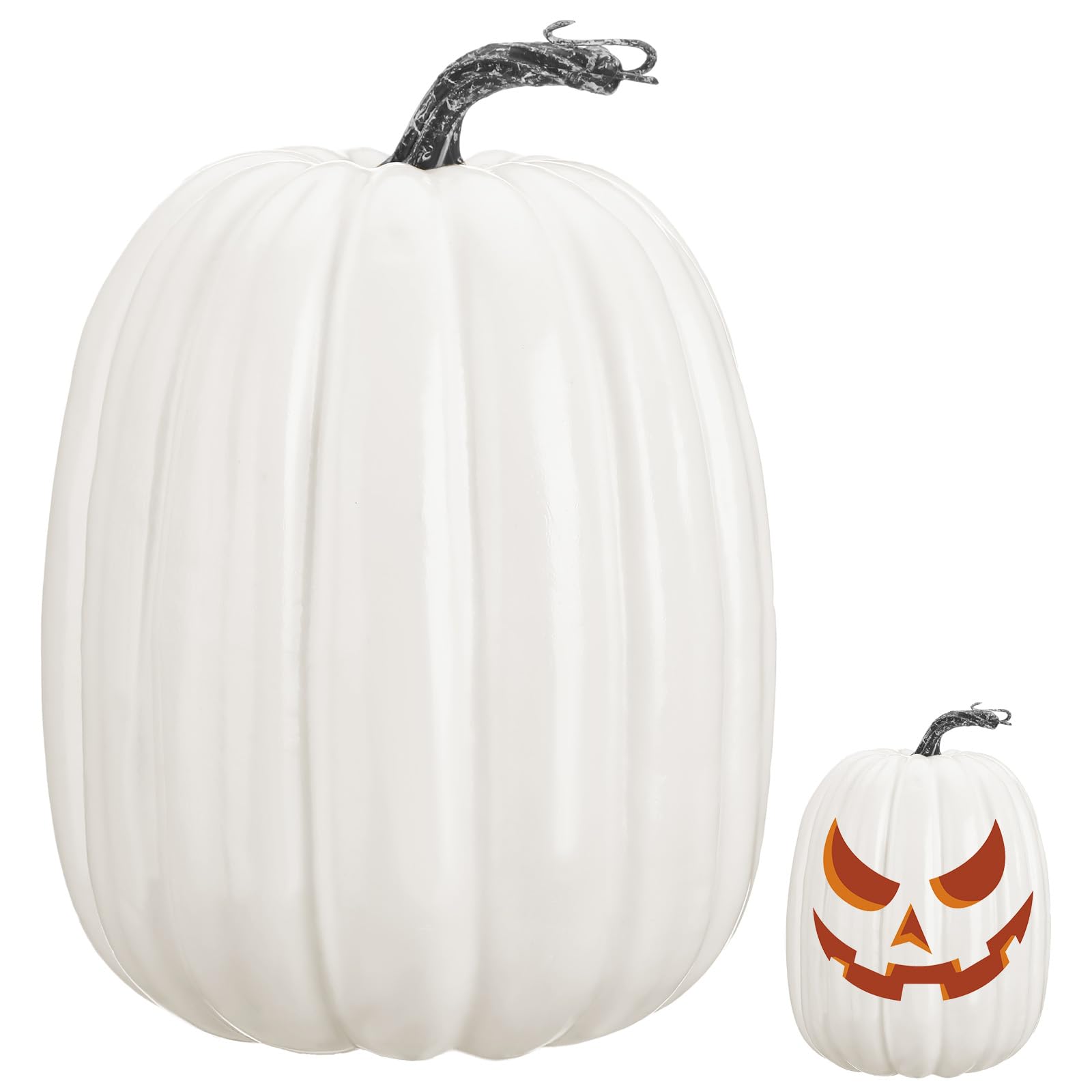 専用＊Halloween＊ホワイトパンプキン　フェイクスワッグ Amazon.com: Dandat 1 Pcs 8.7 Inch Fall Large White Foam
